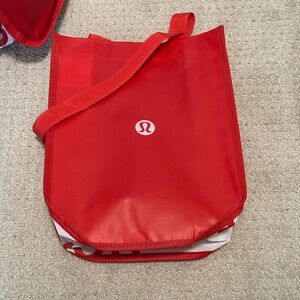lululemon athletica Vibrant Red Tote